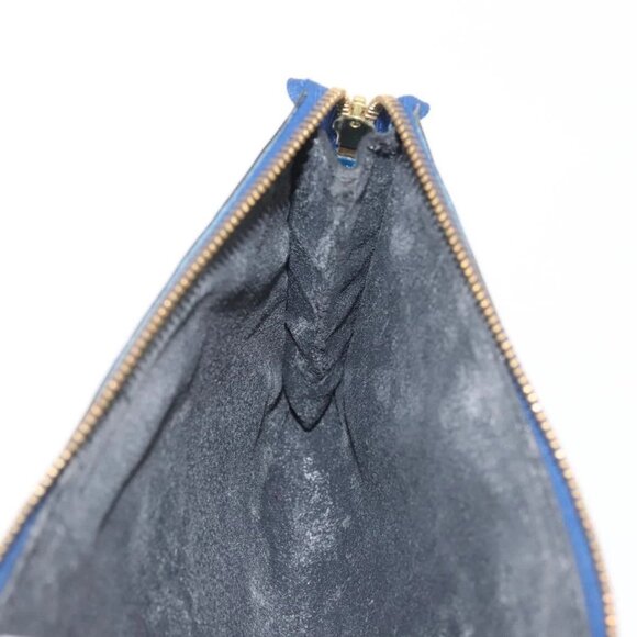 LOUIS VUITTON Epi Pochette Accessoires Pouch Blue M52985 LV Auth 144296 - Picture 12 of 16
